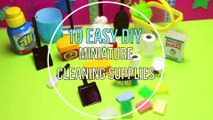How to Make 100% Real Working Miniature Cleaning Supplies - 10 Easy DIY Miniature Doll Crafts