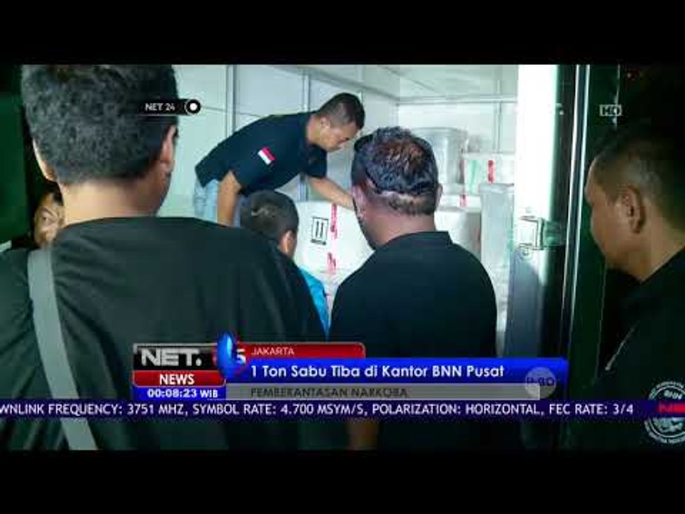 1 Ton Sabu Tiba di Kantor BNN Pusat - NET24