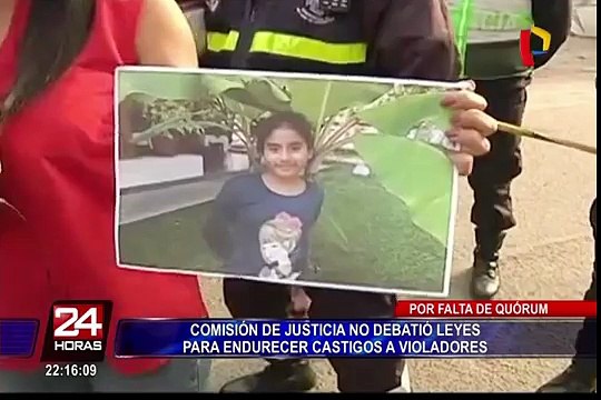 Comisión de Justicia no debatió leyes para endurecer castigos a violadores