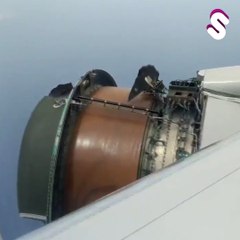 Uçak motorunun korku dolu hâli