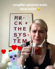 Didem Soydan Sevgililer Günü’nü küfürle kutlayıp arabesk şarkı söyledi