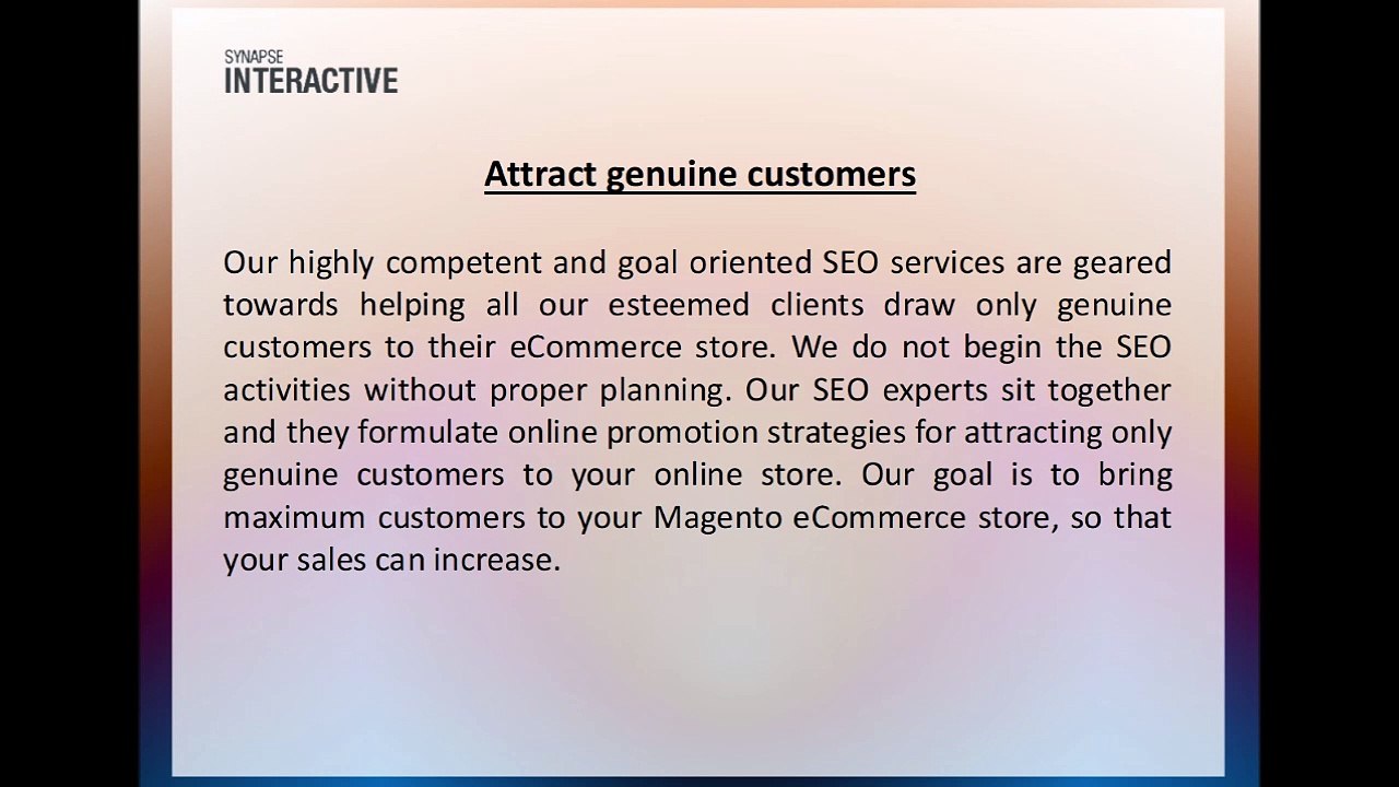 SynapseInteractive Magento SEO company