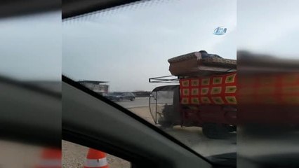 Evini 3 Tekerli Araçta Taşıdı