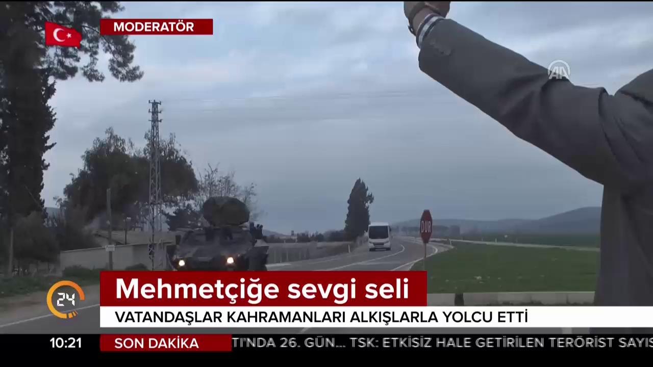 Mehmetçik'e sevgi seli