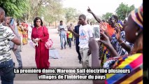 Mardi 13 février2018  Visite de la Première Dame à Mbaraglou Dali dans le département de Tivaouane.