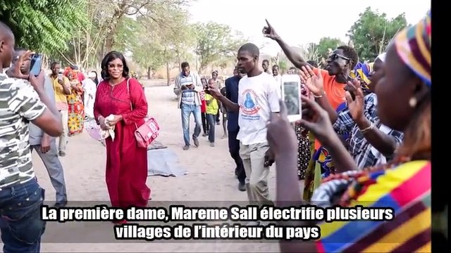 Mardi 13 février2018 Visite de la Première Dame à Mbaraglou Dali dans le département de Tivaouane.