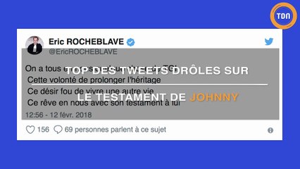 Le Top des tweets les plus drôles sur le testament de Johnny Hallyday