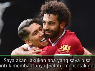 Firmino Akan Lakukan Apapun Untuk Bantu Salah Cetak Gol