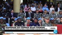 Hommage au Casque bleu chinois tué au Mali, le patron de l'ONU promet de renforcer la mission