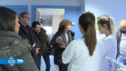 Des élus communistes en visite dans un Ehpad pour constater la dégradation des conditions de travail
