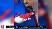 Luiz Gustavo parfait son français à l'OM, Thiago Silva embête Neymar au PSG