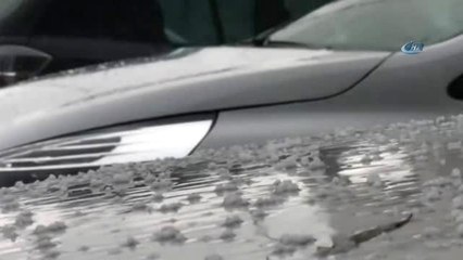 Çanakkale'de Sağanak Yağmur ve Dolu Yağışı