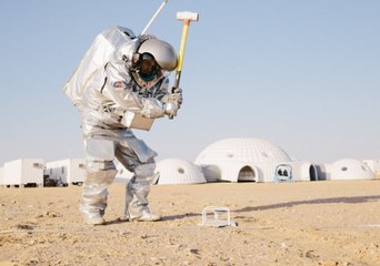 Drone Footage Shows Mars Simulation Mission in Remote Oman Desert