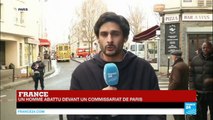 L'homme abattu devant un commissariat de Paris portait une ceinture d'explosif factice