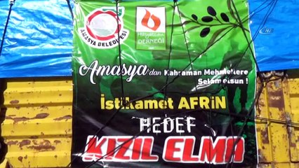 Amasyalı öğrencilerden Afrin'deki Mehmetçik için kermes