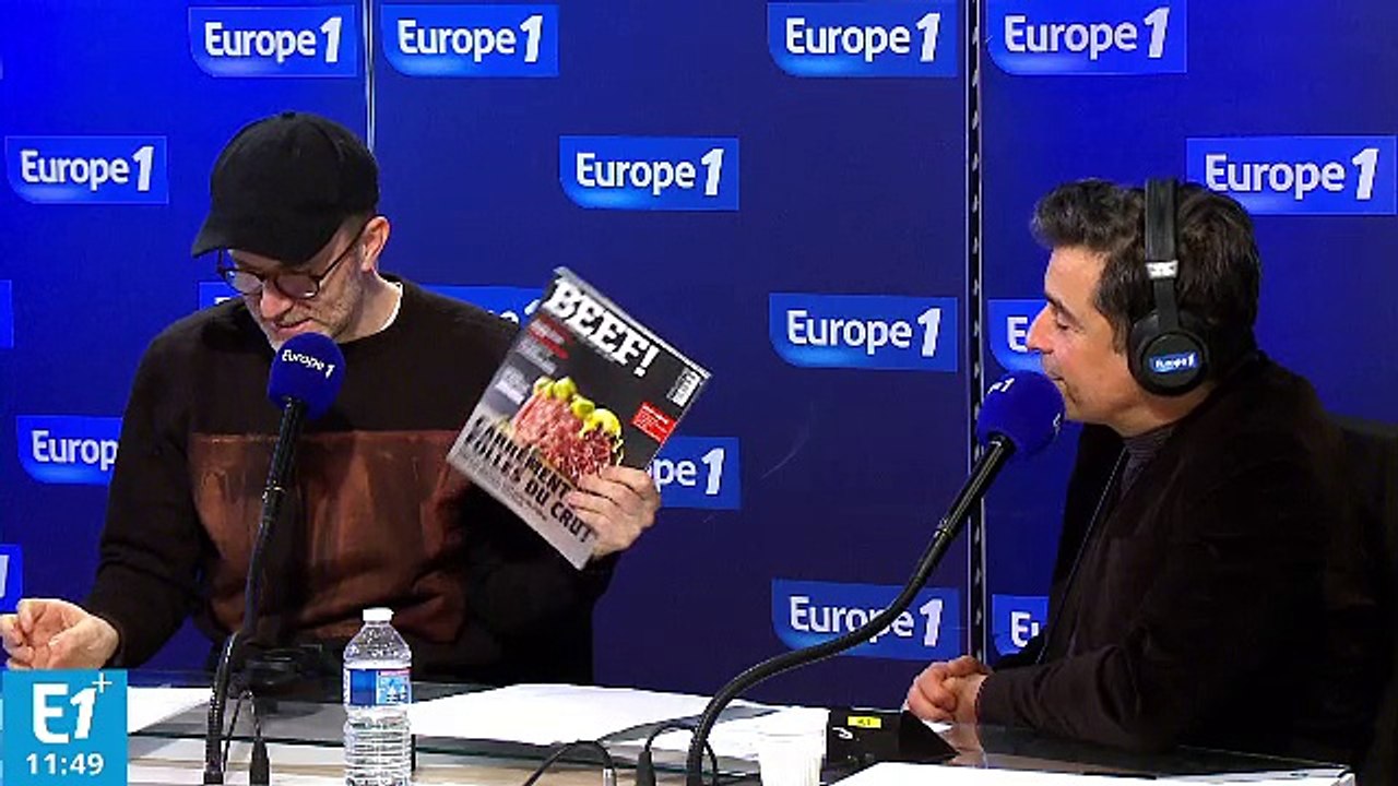Loïc Prigent sur le magazine "Beef": "Il y a des photos de saucisses, on dirait des imprimés de robes Saint-Laurent des années 70"