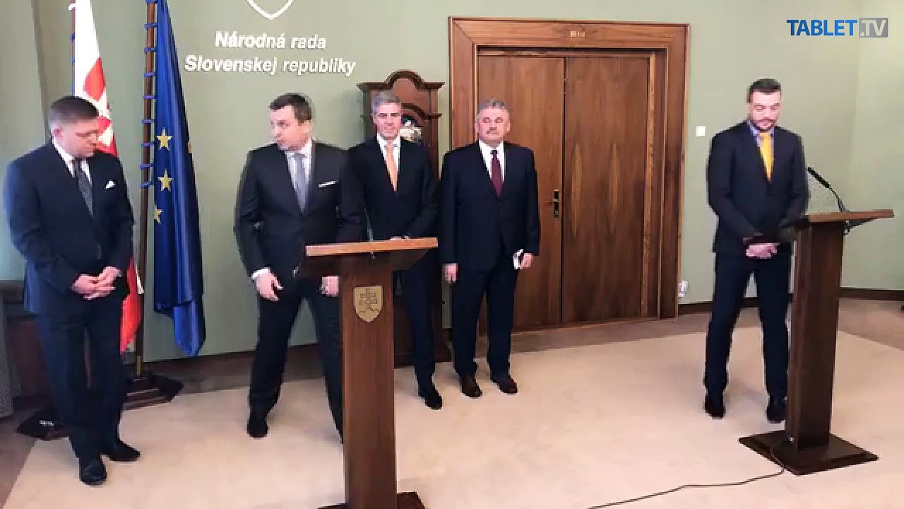ZÁZNAM: TK predsedov koaličných strán
