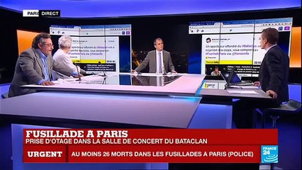 Attentats Paris : "Ils ont crié Allah Akbar et ont tiré sur la foule" (témoin sur France Info)