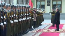 - Başbakan Yıldırım Belarus’ta Resmi Törenle Karşılandı