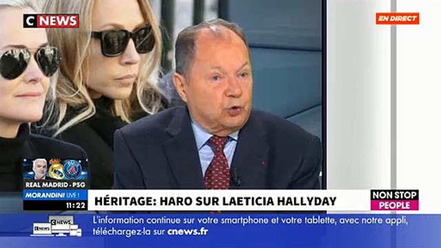 Héritage Johnny : Philippe Bilger s'exprime sur Laeticia Hallyday : Je ne l'ai jamais appréciée, il y a quelque chose qui me gênait, dans une emprise un peu trop ostensible