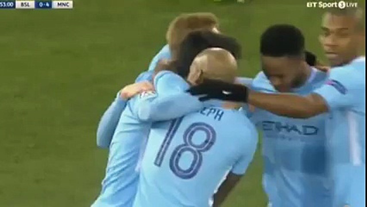 İlkay Gündoğan Second Goal vs Basel __ Basel vs Manchester City Champions League 0-4 2018