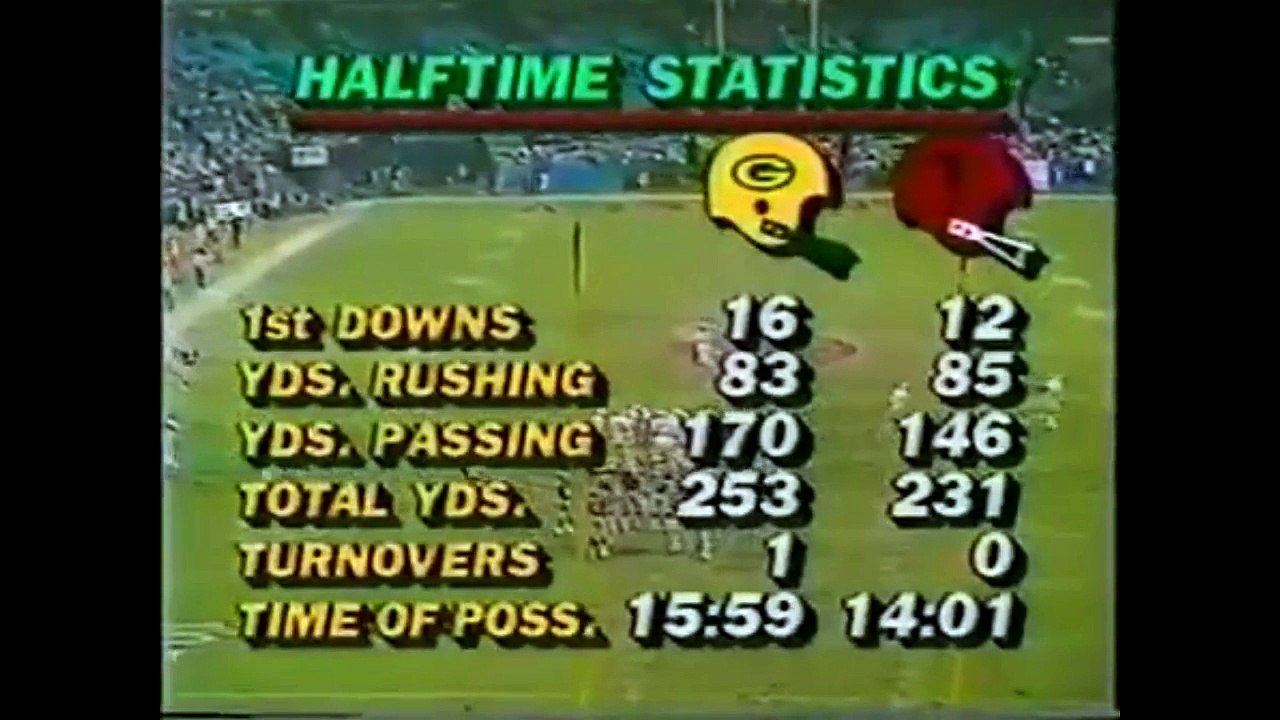 1983-11-27 Green Bay Packers vs Atlanta Falcons