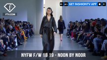 New York Fashion Week Fall/Winter 18 19 - Noon By Noor | FashionTV | FTV