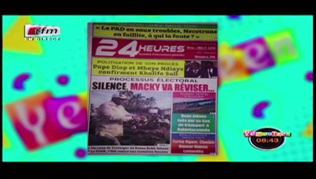RUBRIQUE REVUE DES TITRES avec MAME BIRAM DIOUF dans Yeewu Leen du 14 Février 2018