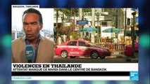 Attaques à la bombe en Thaïlande : un nouvel attentat manqué ce mardi à Bangkok