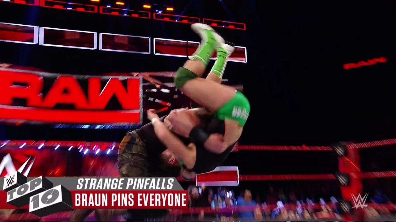 Strangest Superstar pinfalls_ WWE Top 10, Feb. 5, 2018