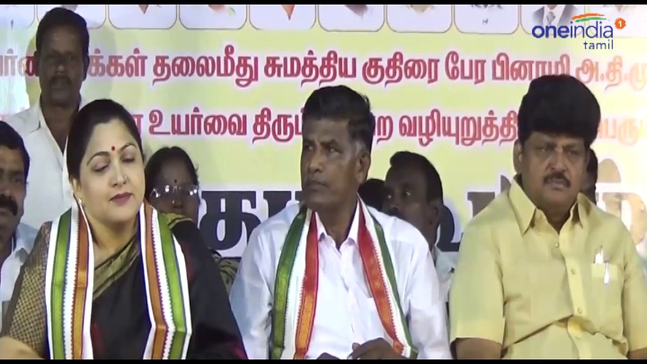 பிரமராக ராகுல் முதல்வராக முக ஸ்டாலின் நடிகை  குஷ்பு கருத்து