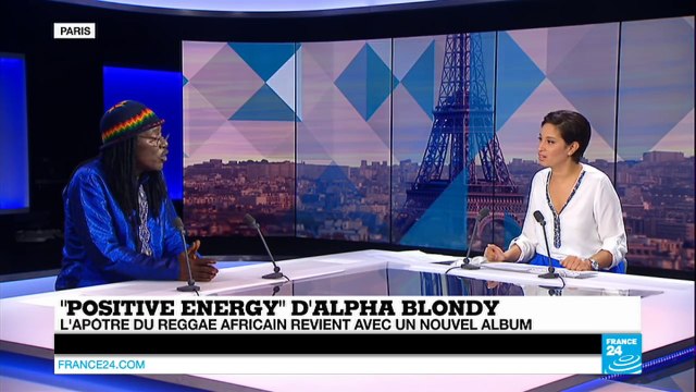 Lâchez prise sur FRANCE24 avec Alpha Blondy et son nouvel album Positive energy