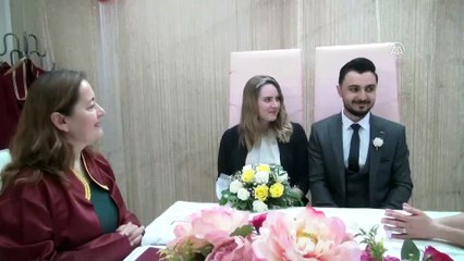 Yabancı çift evlenmek için Türkiye'yi seçti - MUĞLA