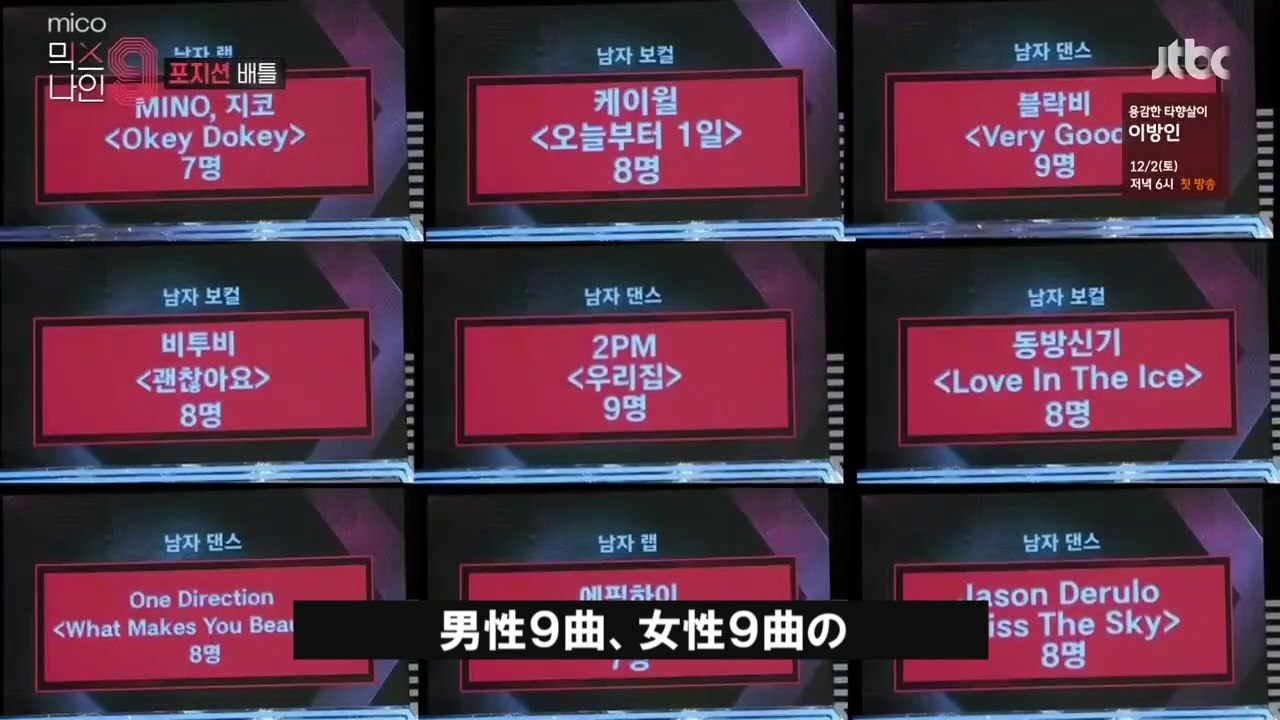 MIXNINE #5 - ポジションバトル　日本語字幕