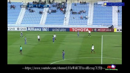 2018-02-12 كاس الاتحاد الاسيوي مباراه نادي القوه الجويه العراقي ونادي الجزيره الاماراتي  الشوط الثاني