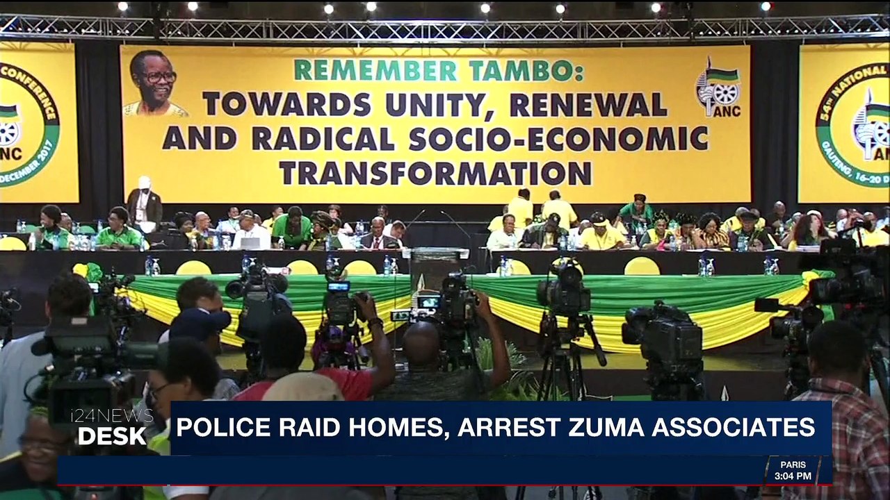 i24NEWS DESK | Police raid homes, arrest Zuma associates | Wednesday, February 14th 2018