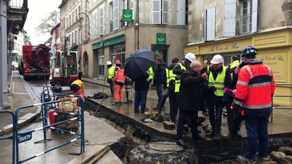 Coup d'envoi des travaux dans le centre-ville de Confolens