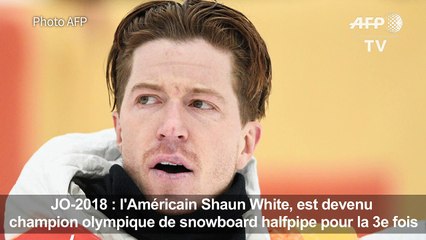 JO-2018/Snowboard halfpipe: Shaun White champion olympique