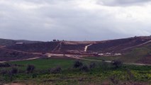 Afrin'in batısındaki terör mevzileri, topçu birliklerince vuruldu - HATAY