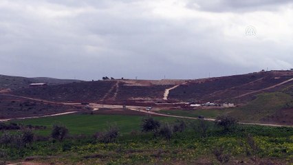 Afrin'in batısındaki terör mevzileri, topçu birliklerince vuruldu - HATAY