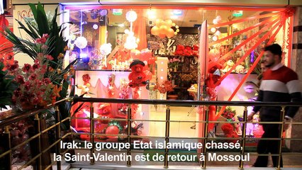 Irak: l'EI chassé, la Saint Valentin de retour à Mossoul