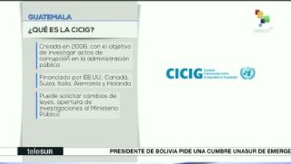 Guatemala: ¿qué es la CICIG y cuál es su objetivo?
