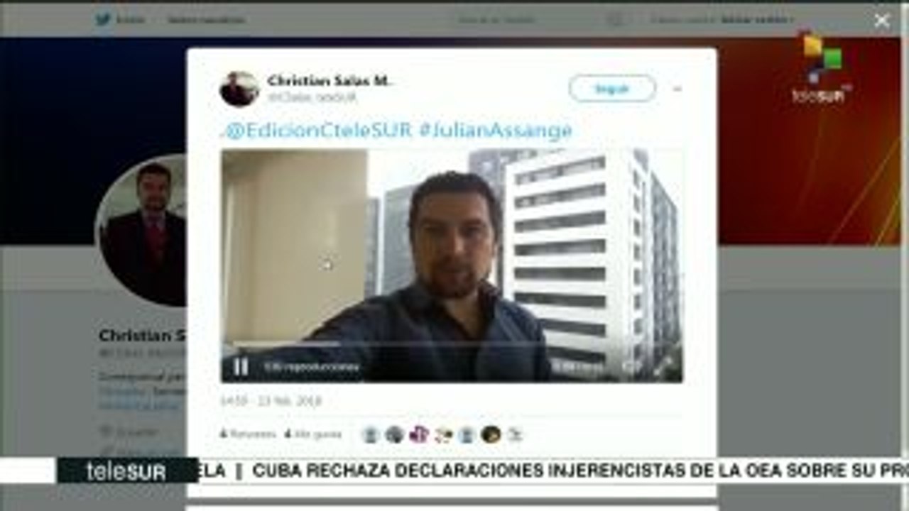 Se mantiene orden de arresto contra el fundador de Wikileaks