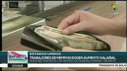 EE.UU.: trabajadores de Memphis exigen aumento salarial digno