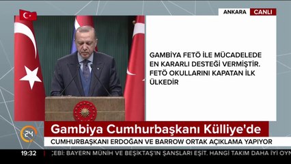 Gambiya Cumhurbaşkanı Külliye'de
