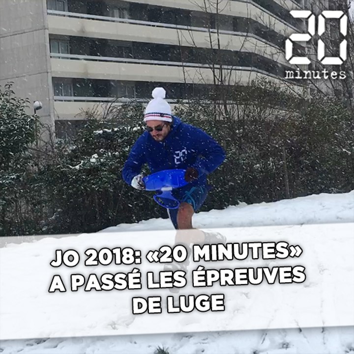 JO 2018: «20 Minutes» a passé les épreuves de luge