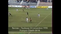 24/11/90 : François Omam-Biyik (79') : Rennes - Toulouse (2-0)