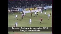24/11/90 : François Omam-Biyik (73') : Rennes - Toulouse (2-0)