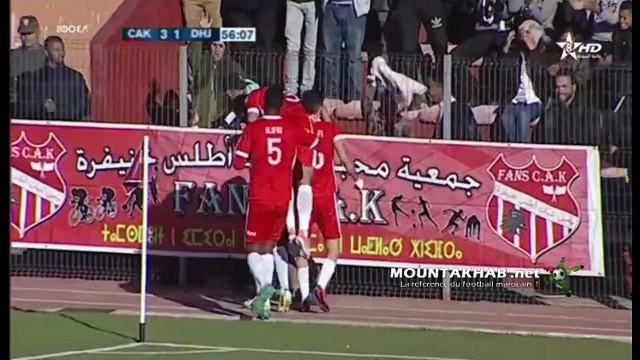 CAK CS DHJ 3-3 أهداف مباراة شباب أطلس خنيفرة ضد الدفاع الحسني الجديدي