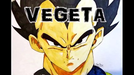 Comment dessiner Vegeta [Tutoriel]
